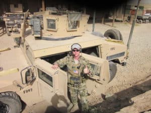 Veteran with purpose supporting Hear The Hope