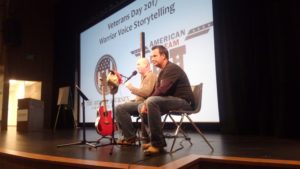 Scott Mann supporting veterans doing healing story telling