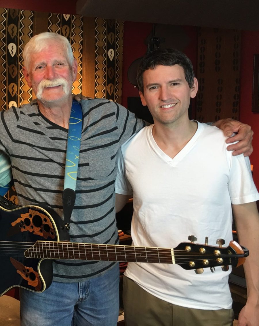 Larry and CJ in the Studio