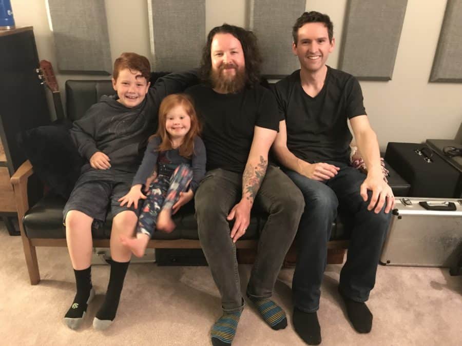 Here is the Stapleton gang with CJ Lambert at CJL Studios