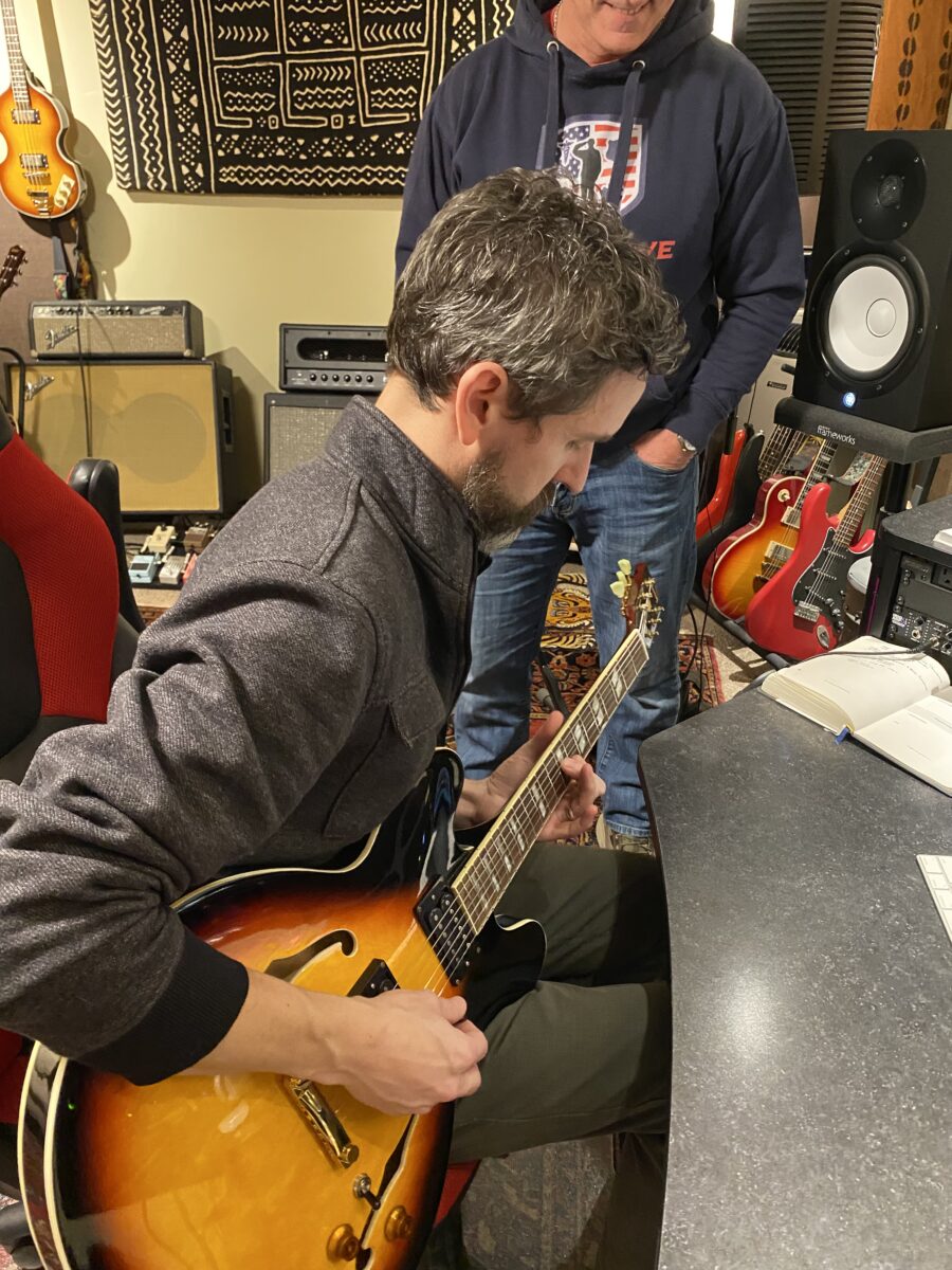 CJ Lambert and Mike Murray In The GeniusLab Studio
