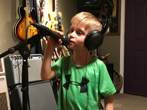 Treyden singing Thanks To You and Lookin' Up
